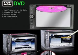 2din Autoradio Navi Gps dvd tv bt 6,2 displej - nove