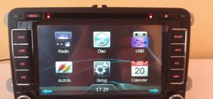 Autoradio Volkswagen, Skoda, gps, dvb-t+zaruka