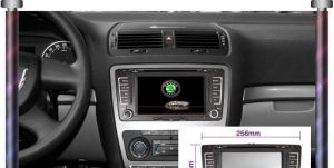 Skoda Octavia2 Yeti autoradio + Navi 7display Gps tv dvd bt