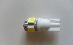Autožiarovka T10 s 5x Led, biela, 1ks, 5050 SMD – fotka 3