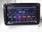 2din 8" autorádio navigácia Volkswagen, Škoda – fotka 3